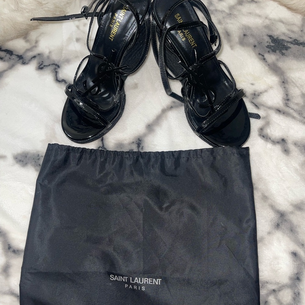 Saint Laurent Black Heels Size 8